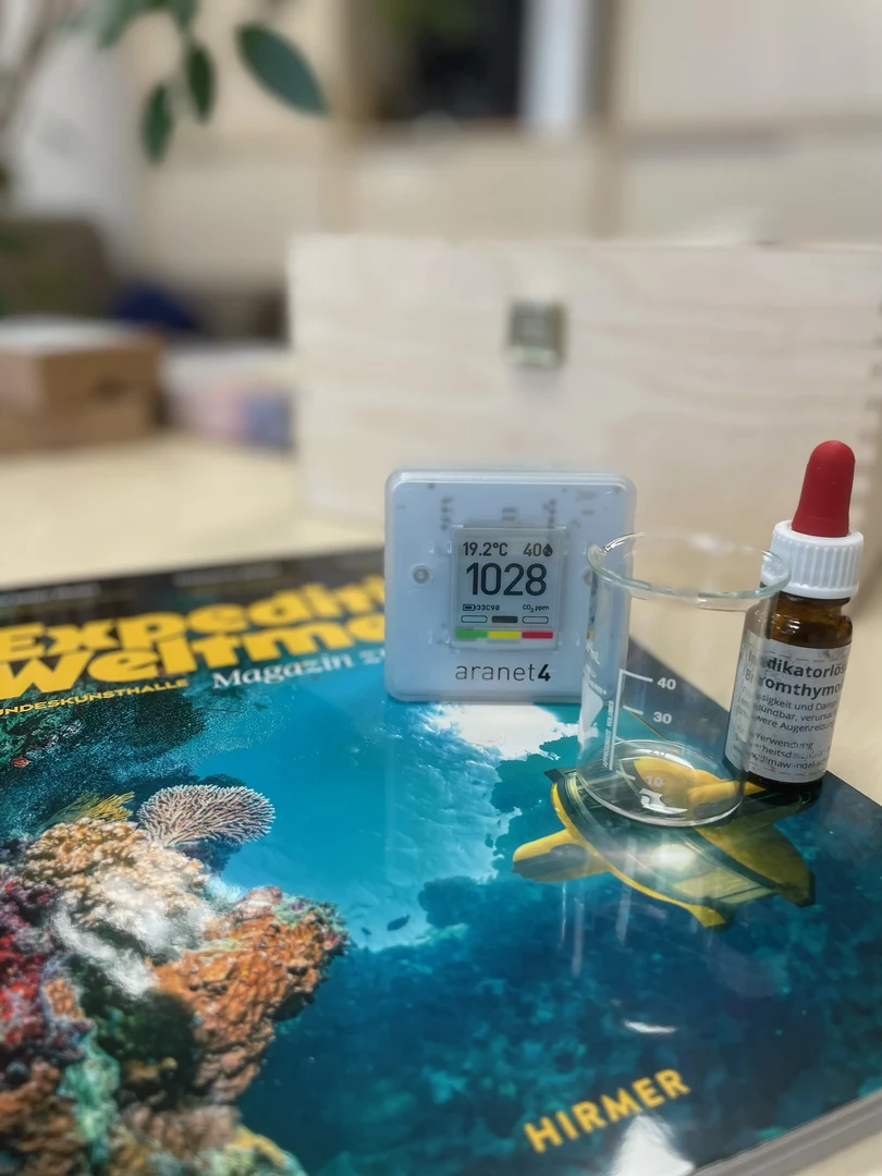 Demonstrationskit inklusive Aranet4 CO₂ Sensor