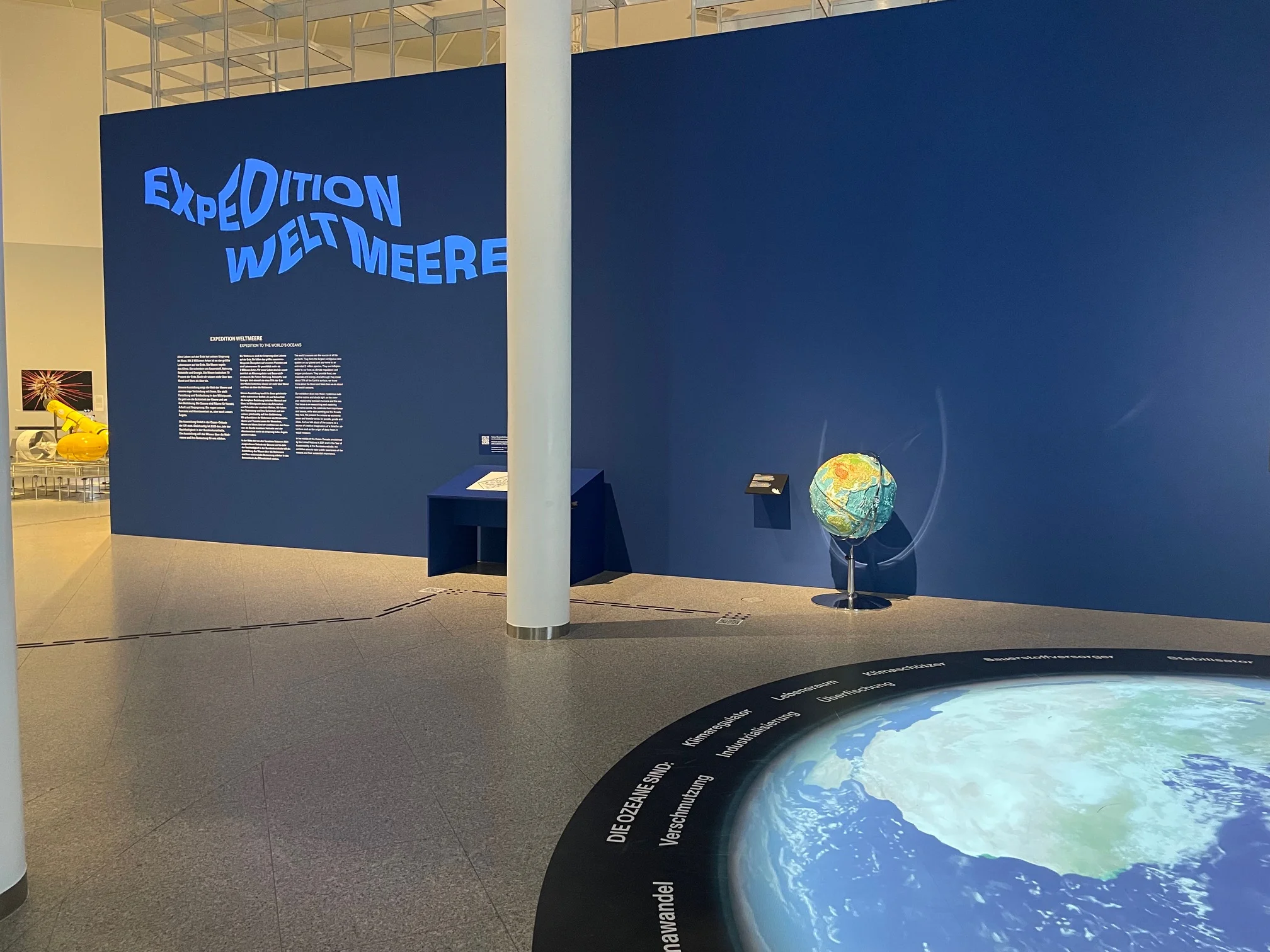 Weitere Ausstellungsstücke der Ausstellung „Expedition Weltmeere