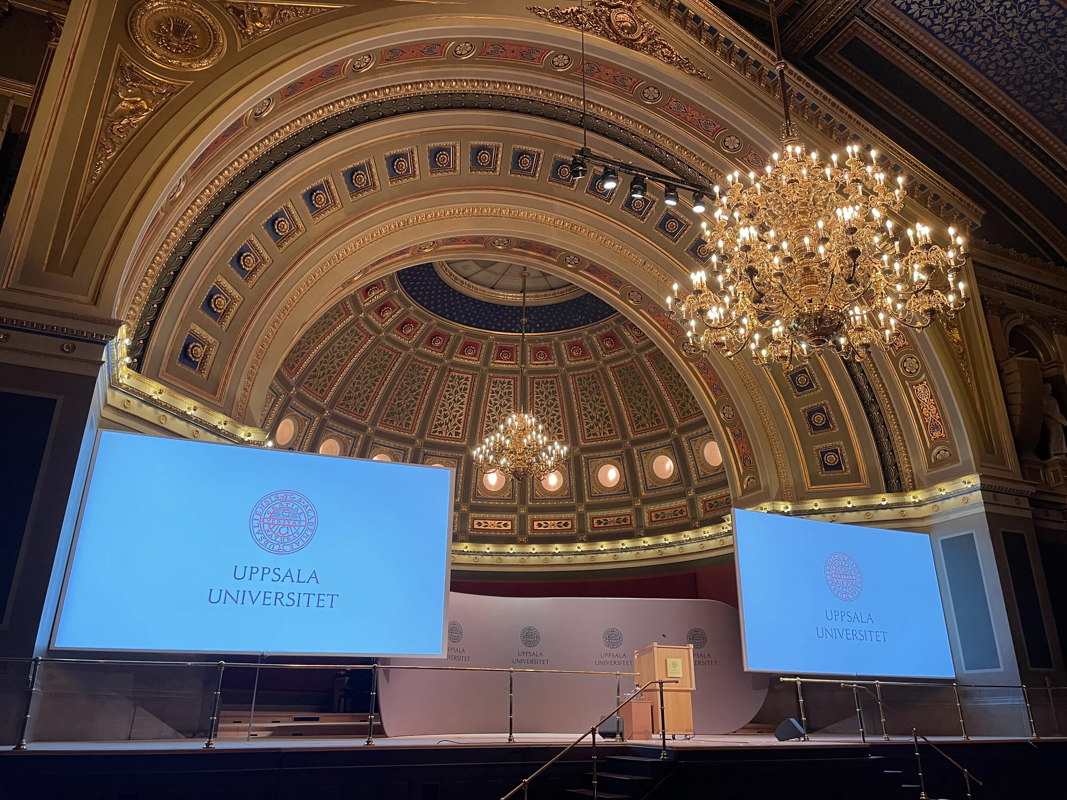 Aula Hauptgebäude Uni Uppsala