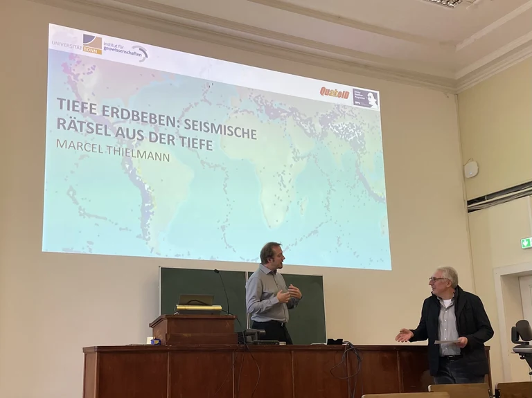 Inaugural lecture on deep earthquakes as a mystery from the depths by Prof. Marcel